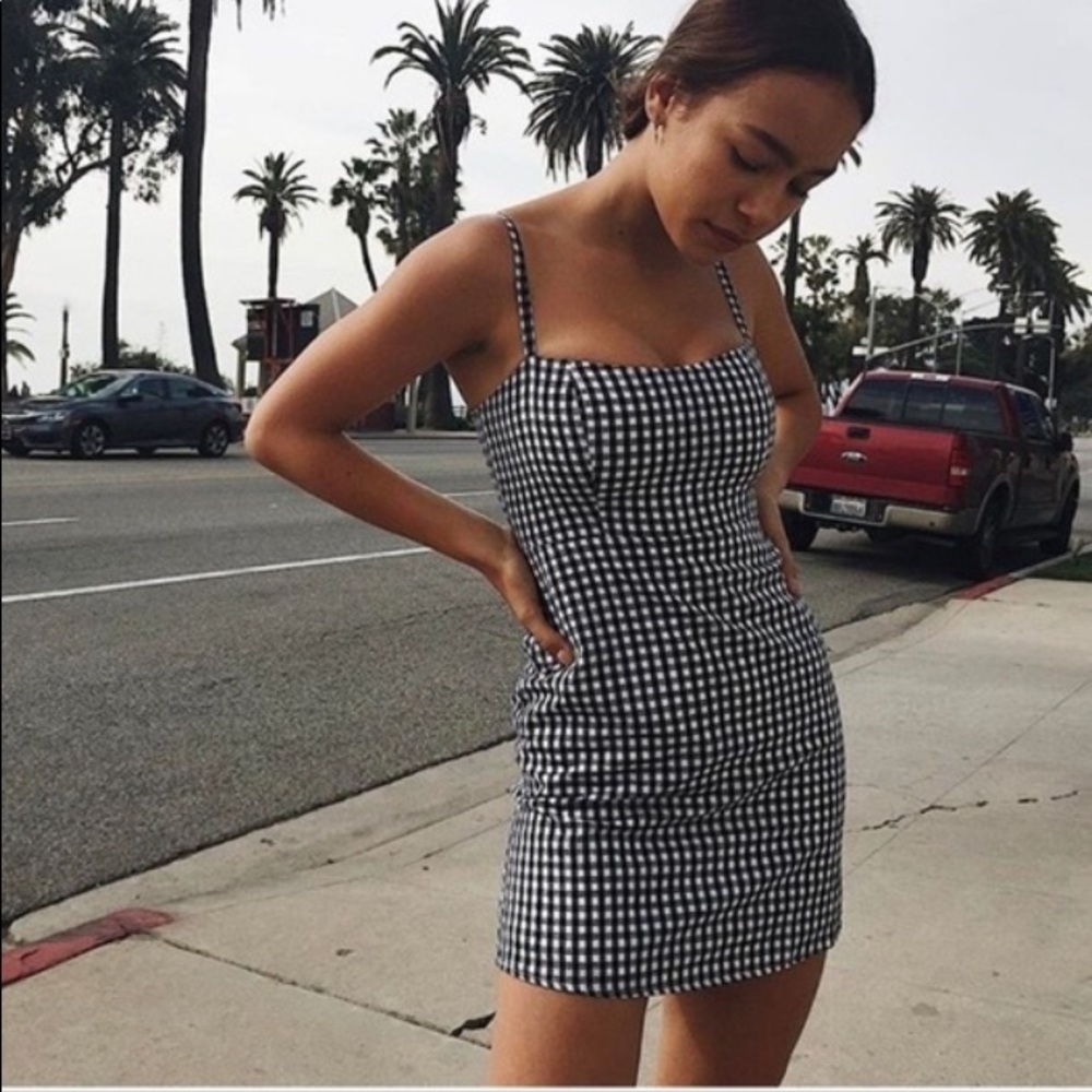 Brandy melville gingham dress